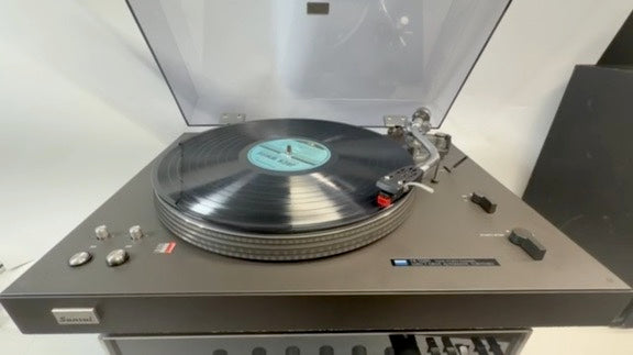 Sansui FR-5080 Fully Automatic Direct Drive Turntable Tested Working