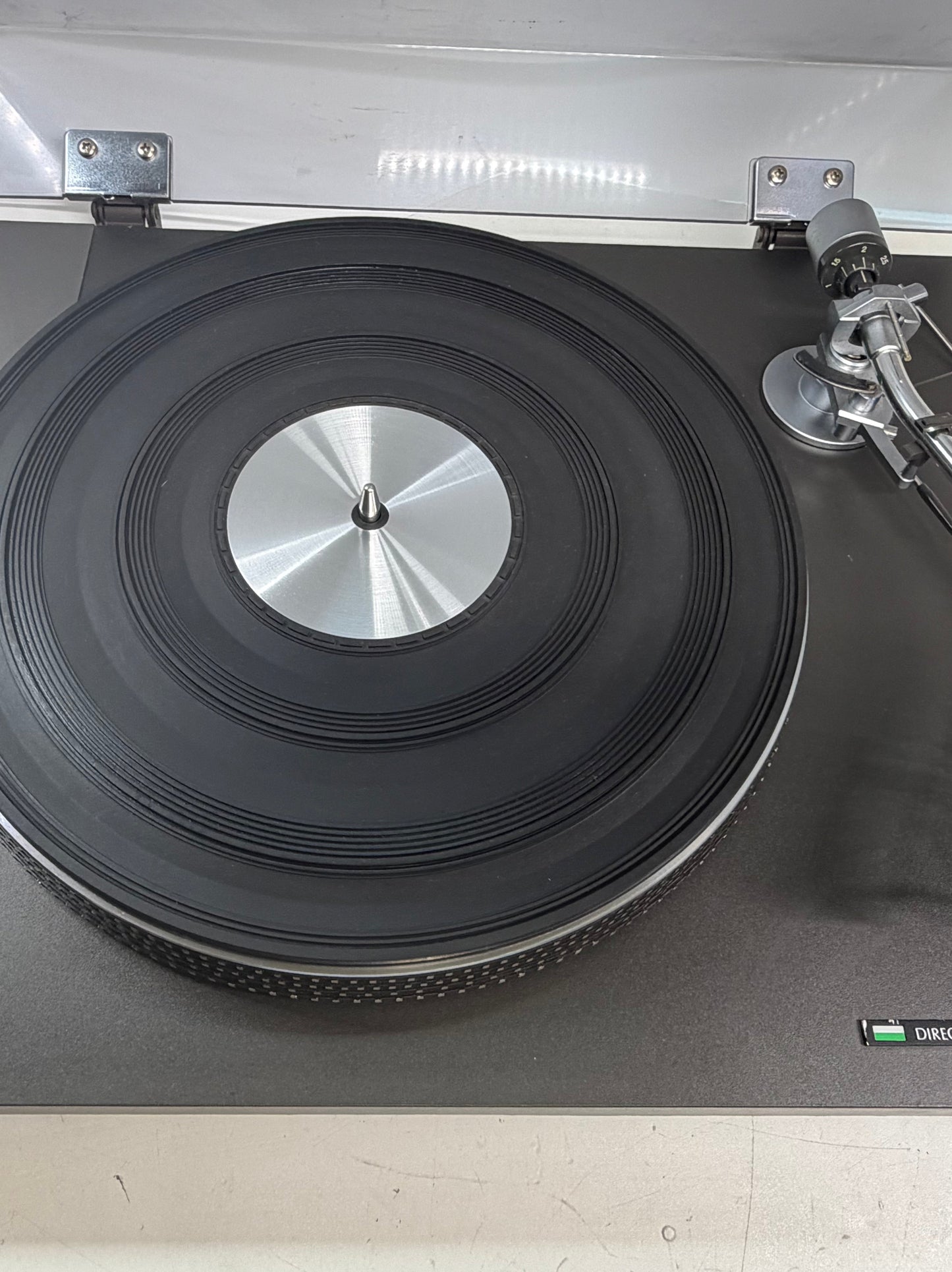 Sansui SR-525 Direct Drive Turntable w/ Sansui SV-27A Cart new OEM stylus Tested Working