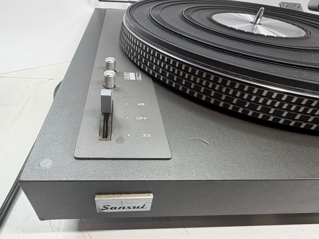 Sansui SR-525 vintage direct-drive turntable – photo 5 of 16