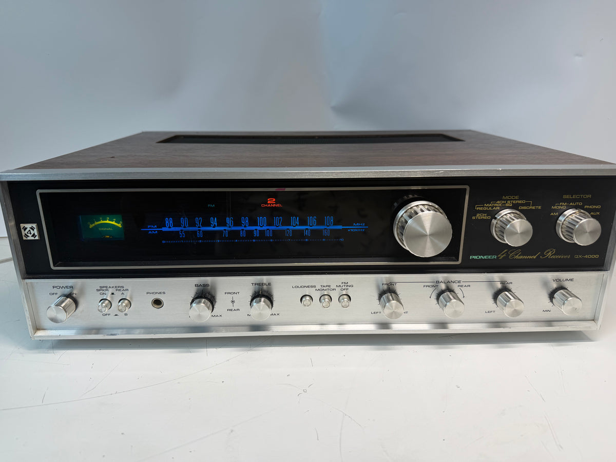 Pioneer QX-4000 4 Channel Quad Receiver Tested Working Vintage Read
