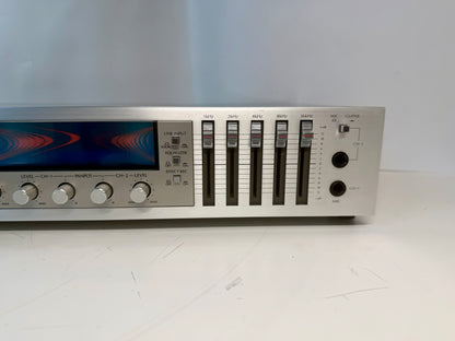 Sansui RG-7 Graphic Equalizer Reverb 100V Excellent Condition Tested Japan