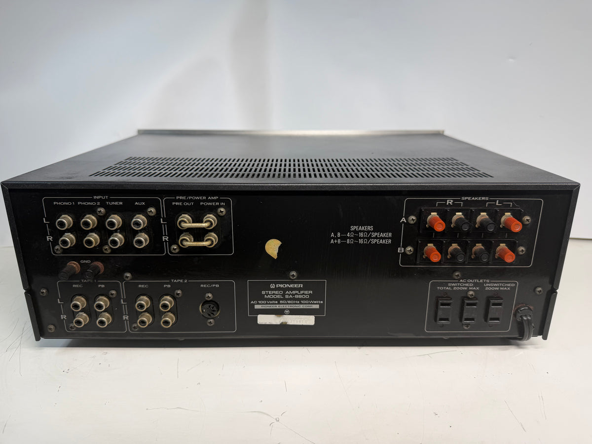 Pioneer SA-8800 + Technics SL-1300 Vintage 100V HIFI Turntable System