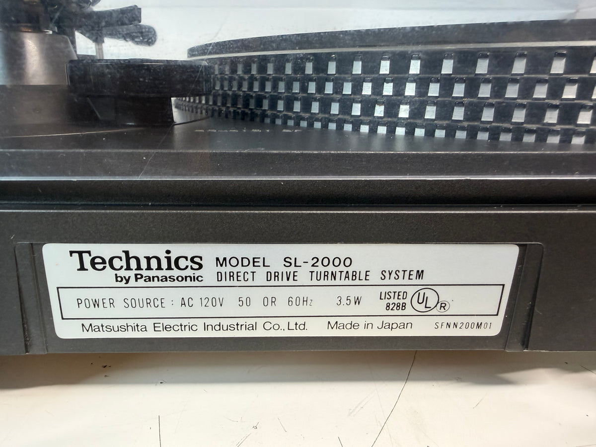 Technics SL-2000 vintage direct-drive turntable – photo 11 of 16