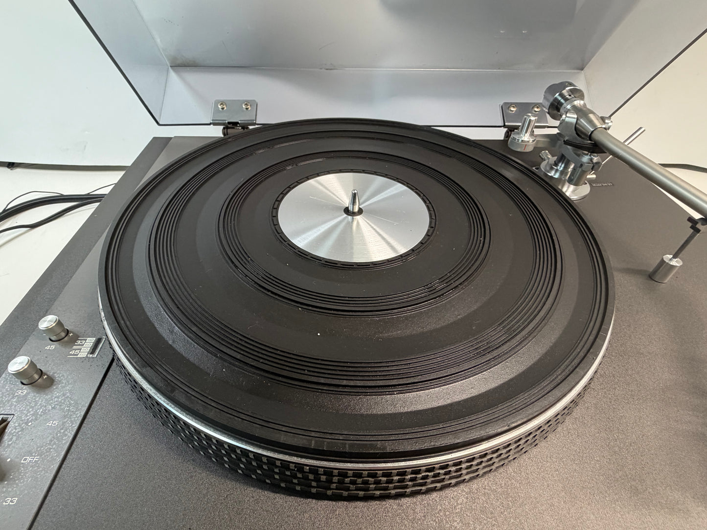 Sansui SR-525 Turntable w/ Micro Seiki MA-202 Mk II Tonearm & Ortofon 2M