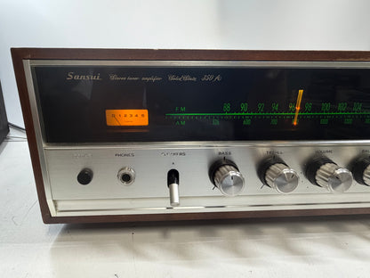 Vintage Sansui 350A Stereo Receiver DeoxIT Serviced Tested Working
