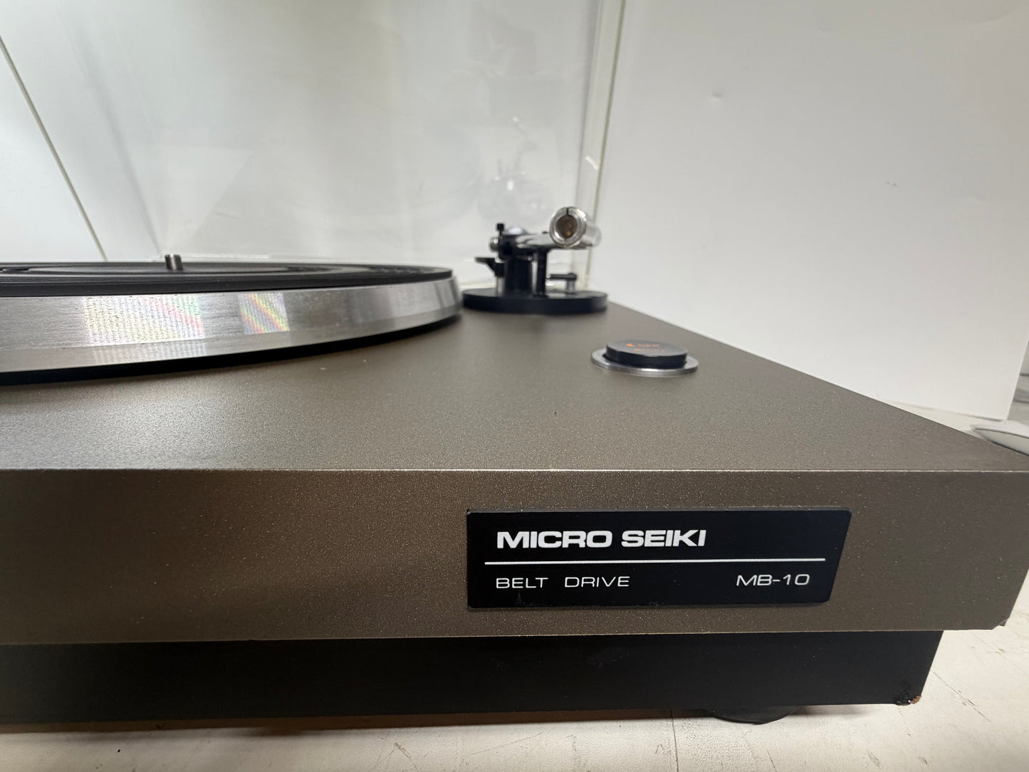 Micro Seiki MB-10 Belt Drive Turntable New Belt Tested Working Vintage