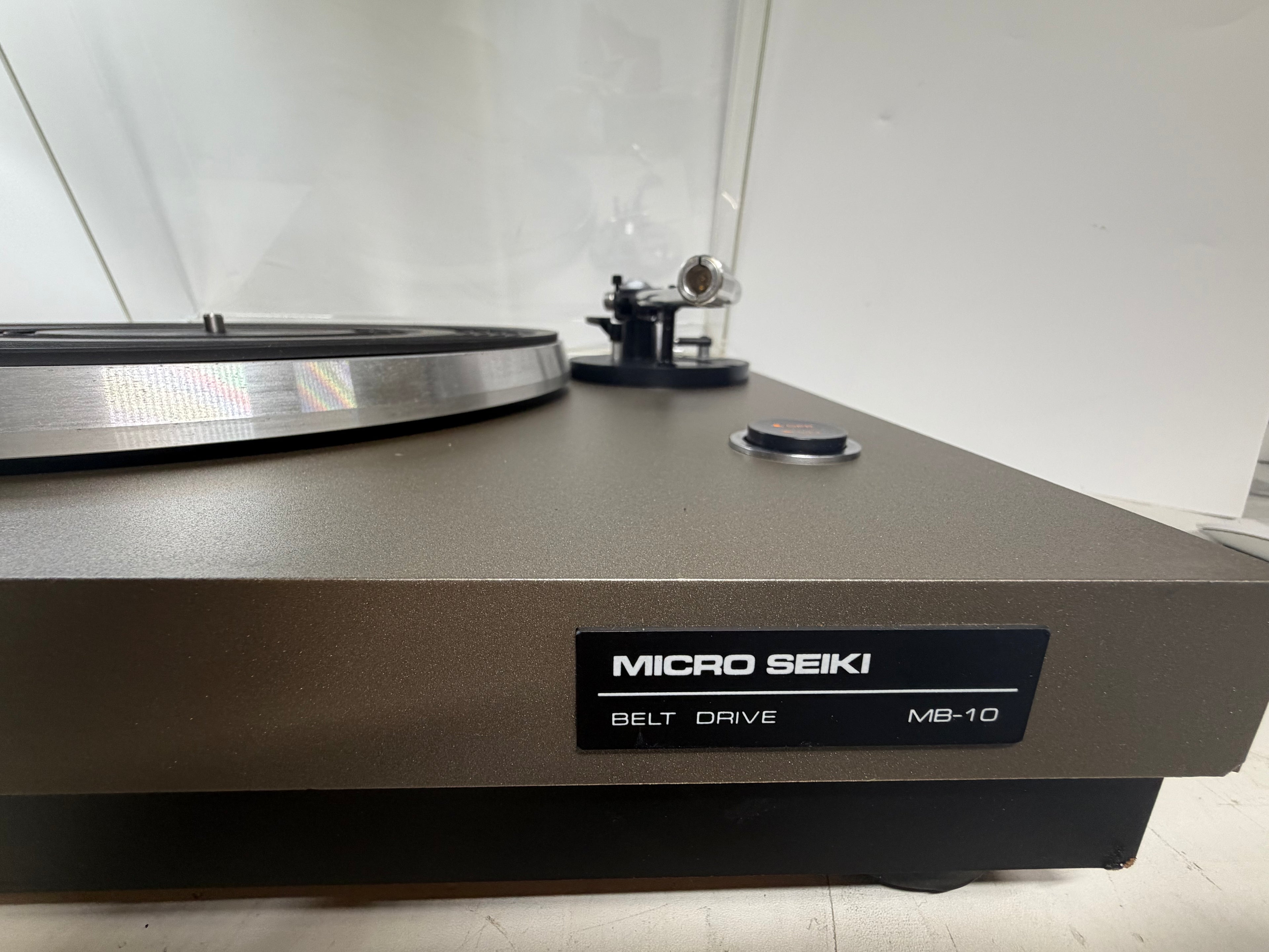 Micro Seiki MB-10 Belt Drive Turntable New Belt Tested Working Vintage