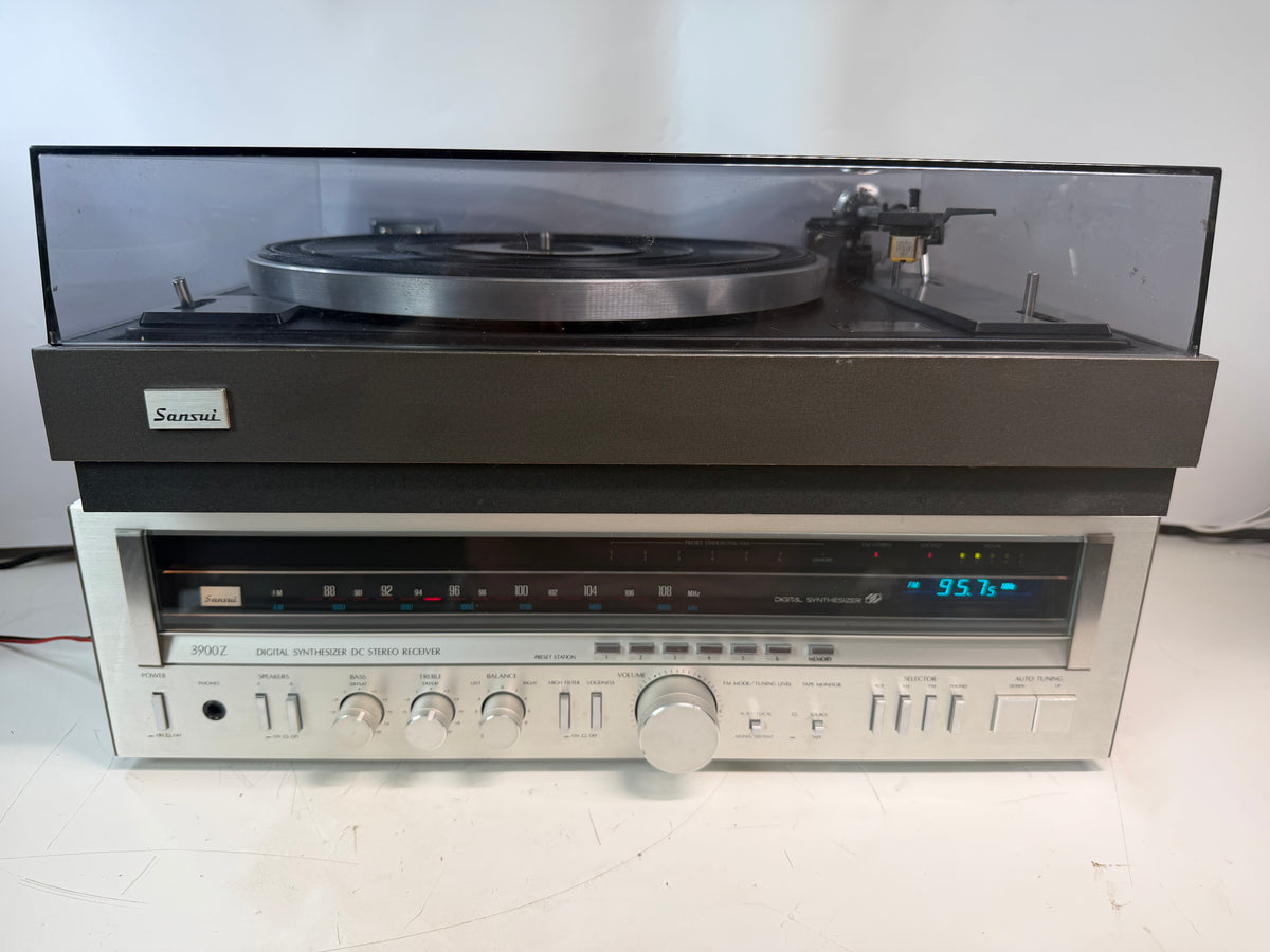 Sansui 3900Z Receiver FR-1080 Turntable Ortofon Cartridge Vintage System
