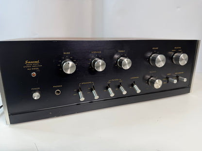 Sansui AU-555A Stereo Integrated Amplifier Serviced Working Vintage