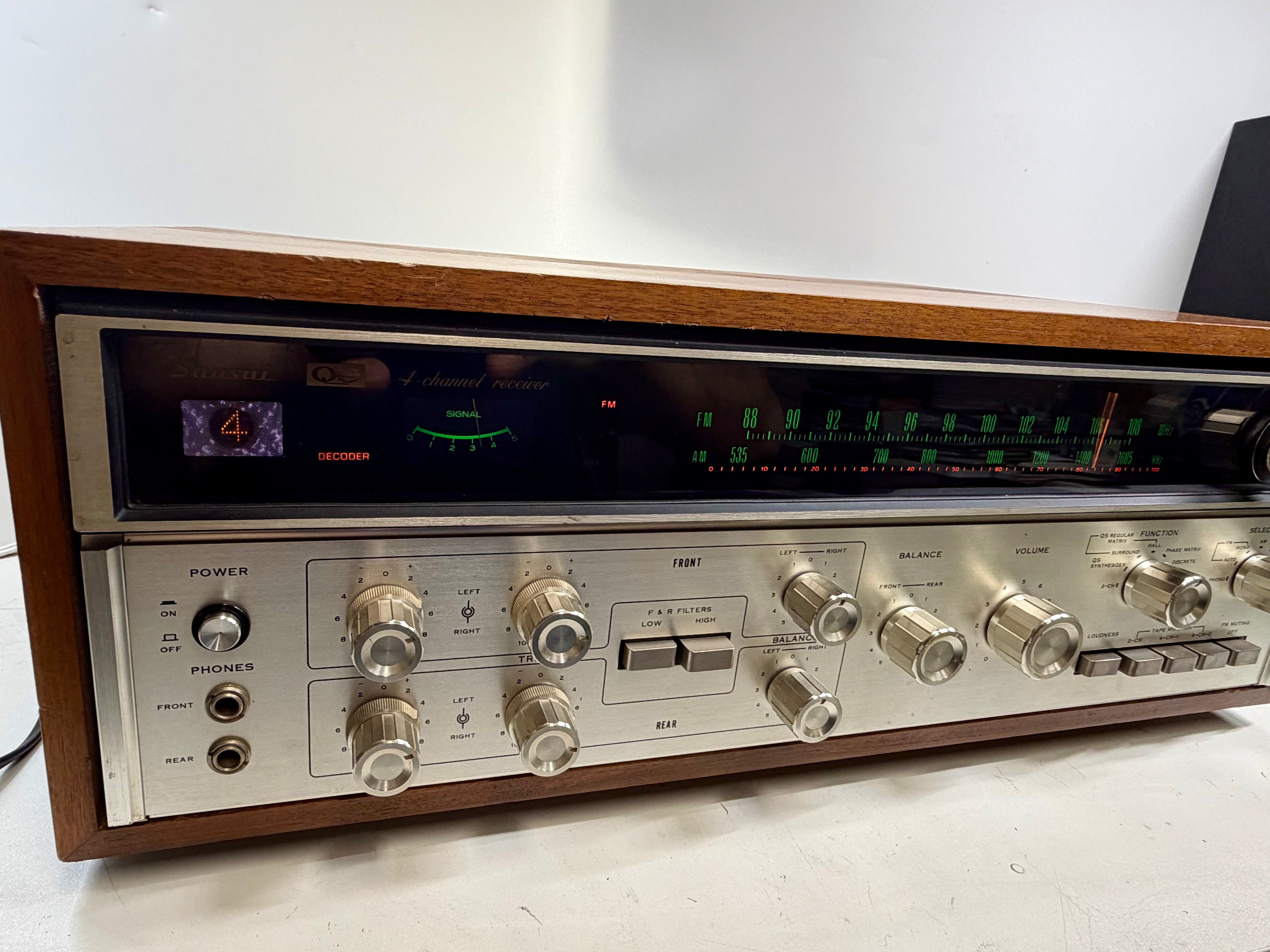 Sansui QRX-3500 Quad Receiver Serviced DeoxIT Tested Excellent Condition