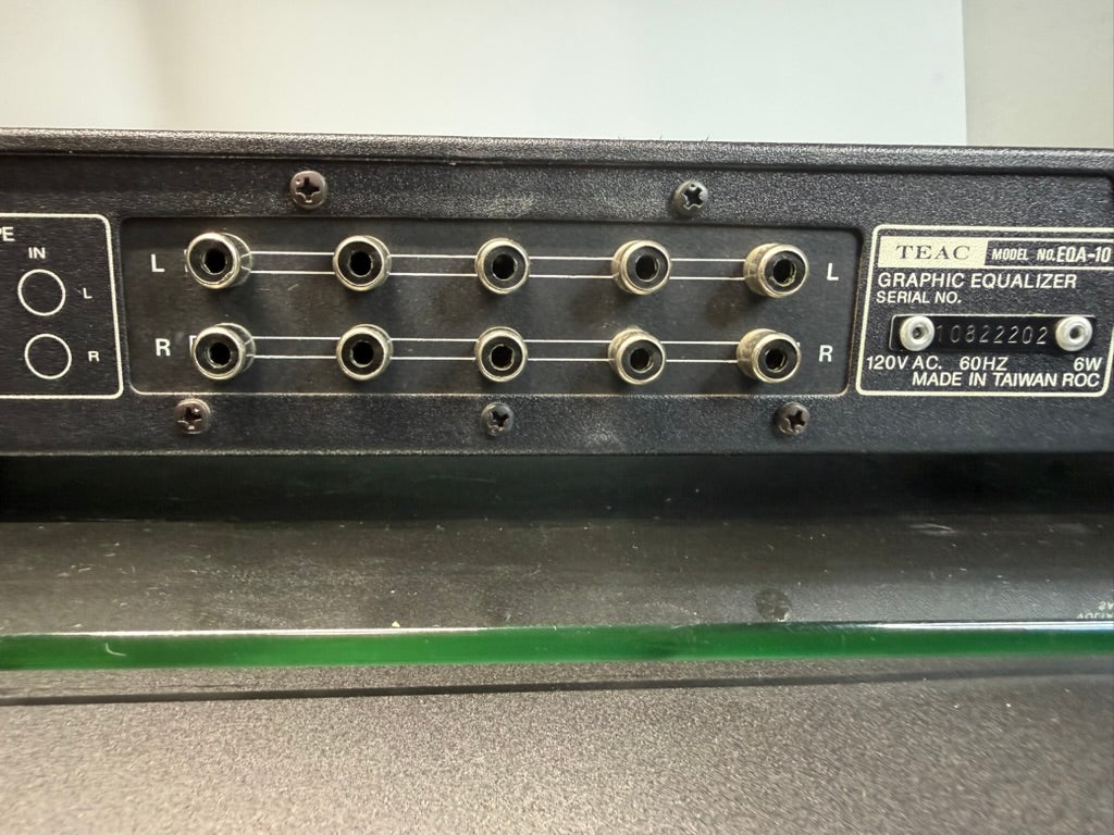 TEAC EQA-10 Stereo Ten-Band Graphic Equalizer [Late 1980s - Early 1990s]