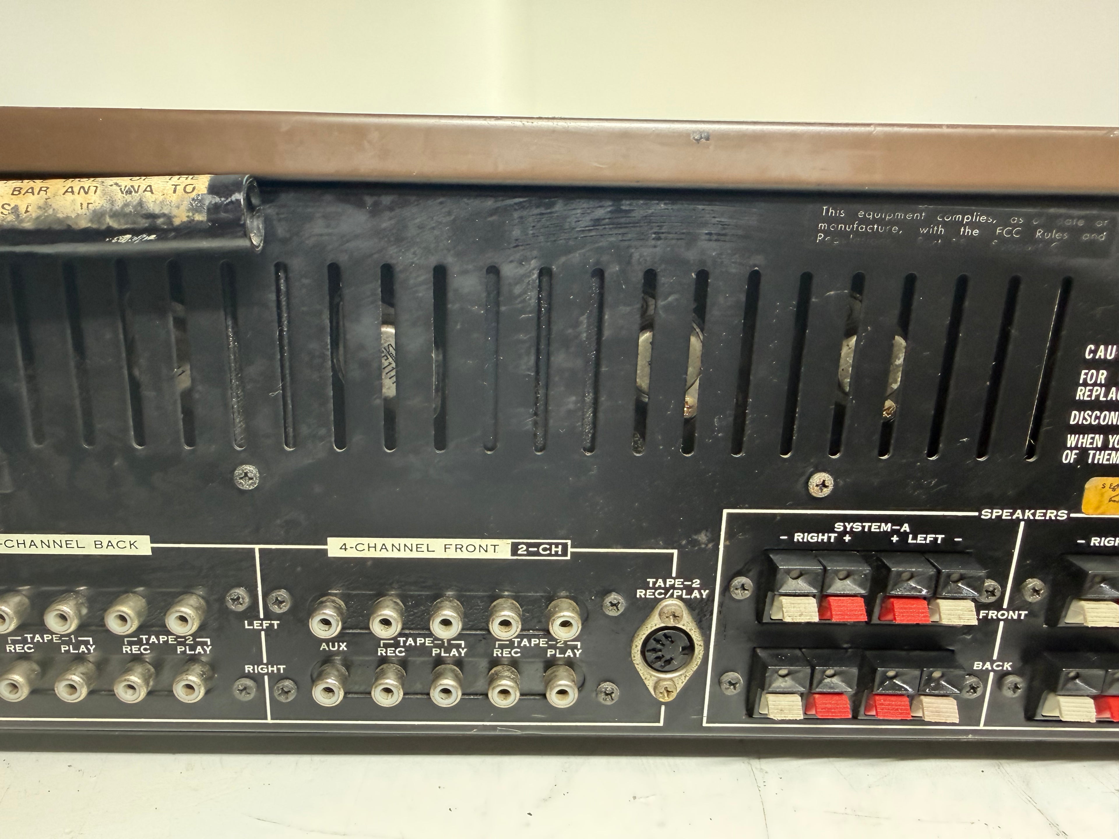 Sansui QRX-7001 vintage quadraphonic receiver – photo 11 of 14