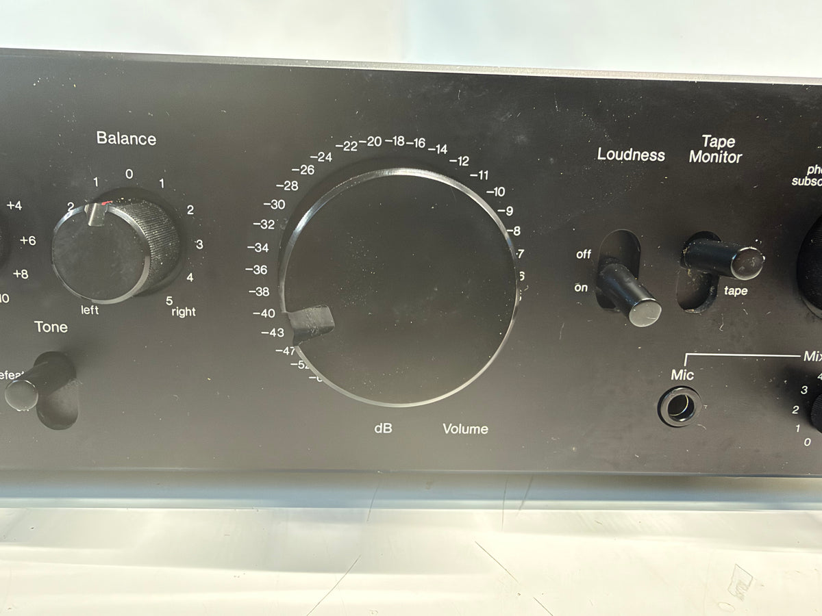 Sansui AU-317 Integrated Amplifier + AX-7 Audio Mixer Processor Tested