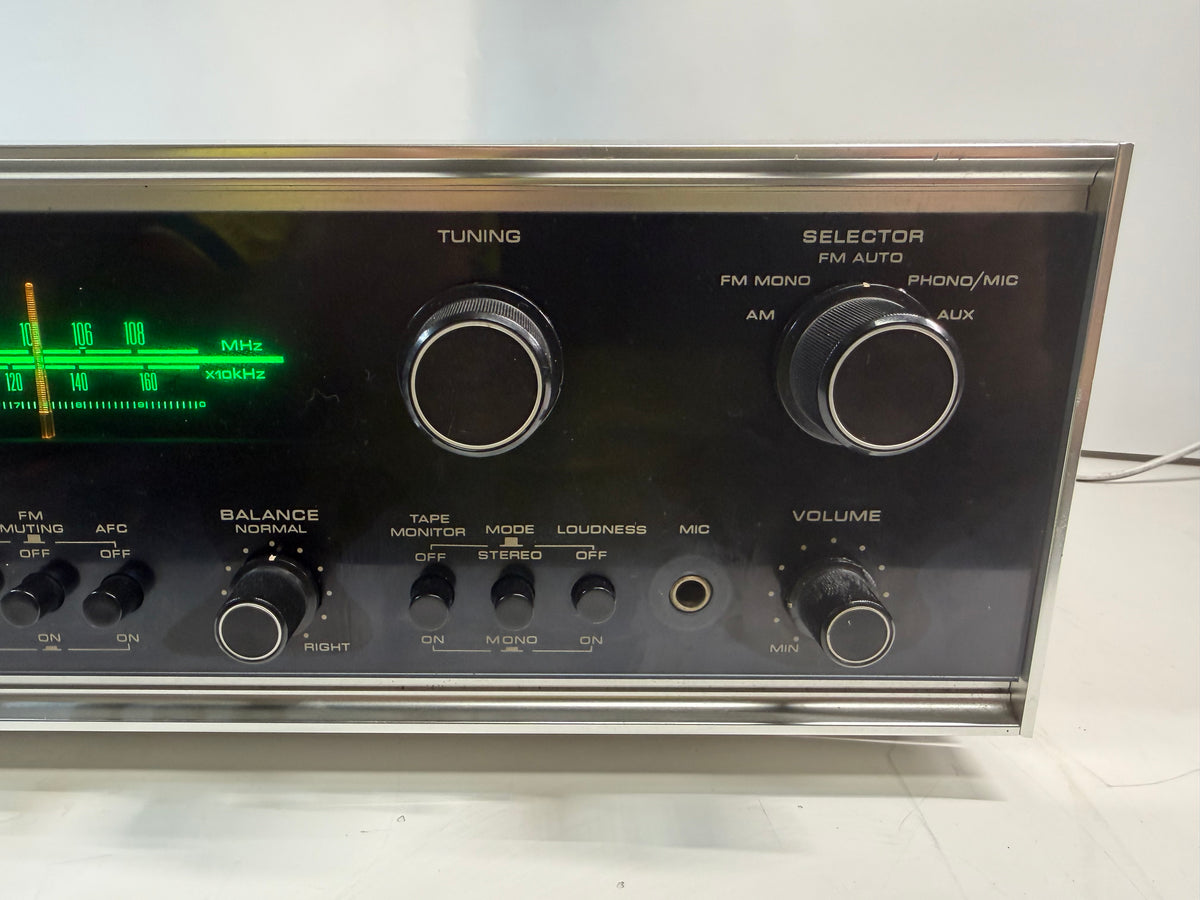 Pioneer SX-770 Stereo Receiver New Lamps Fuses DeoxIT Cleaned Tested
