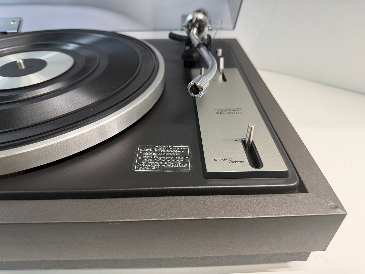 Sansui FR-1080 Belt Drive Turntable – Tested, Clean, Smooth Playback