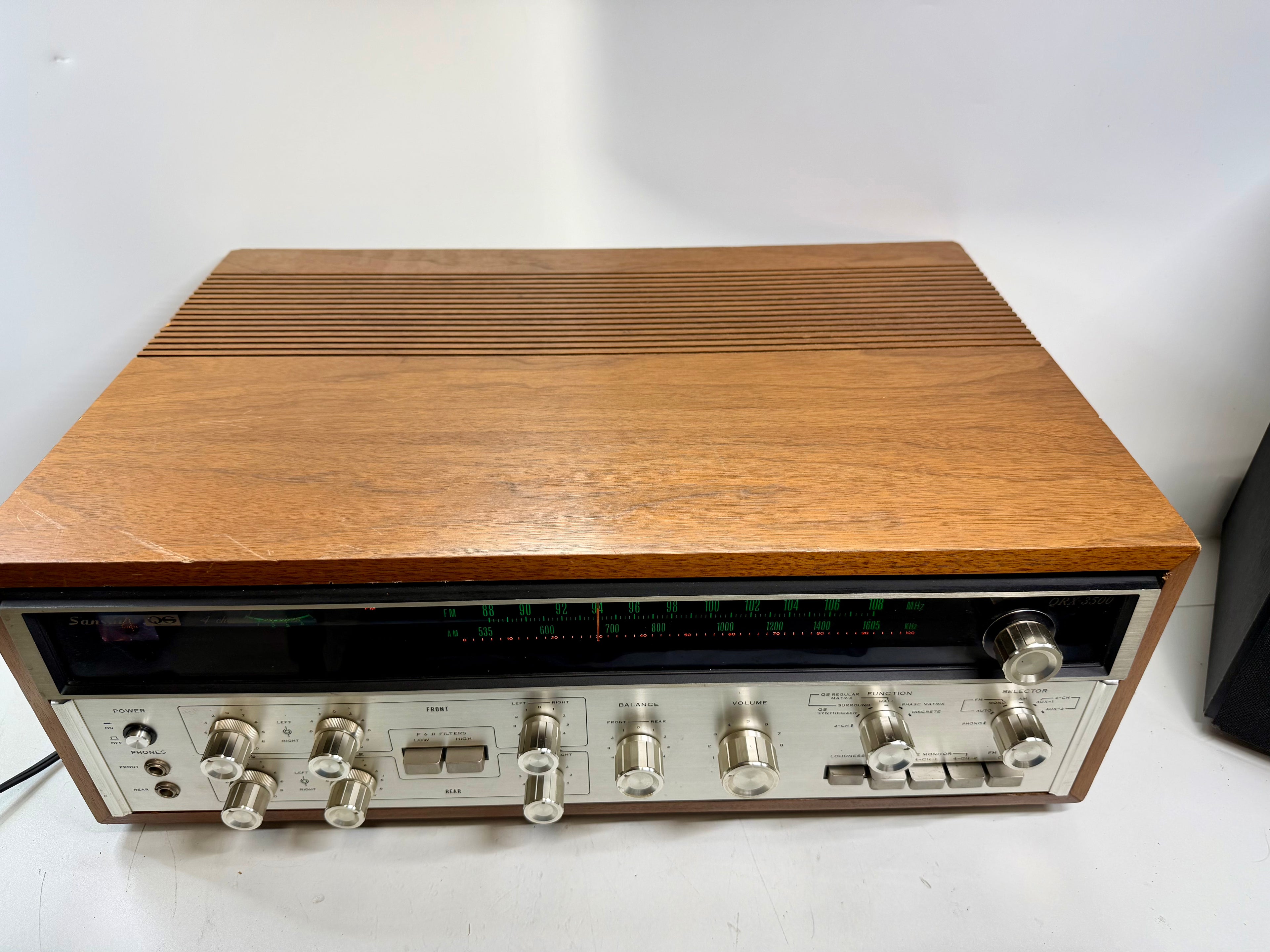 Sansui QRX-3500 Quad Receiver Serviced DeoxIT Tested Excellent Condition
