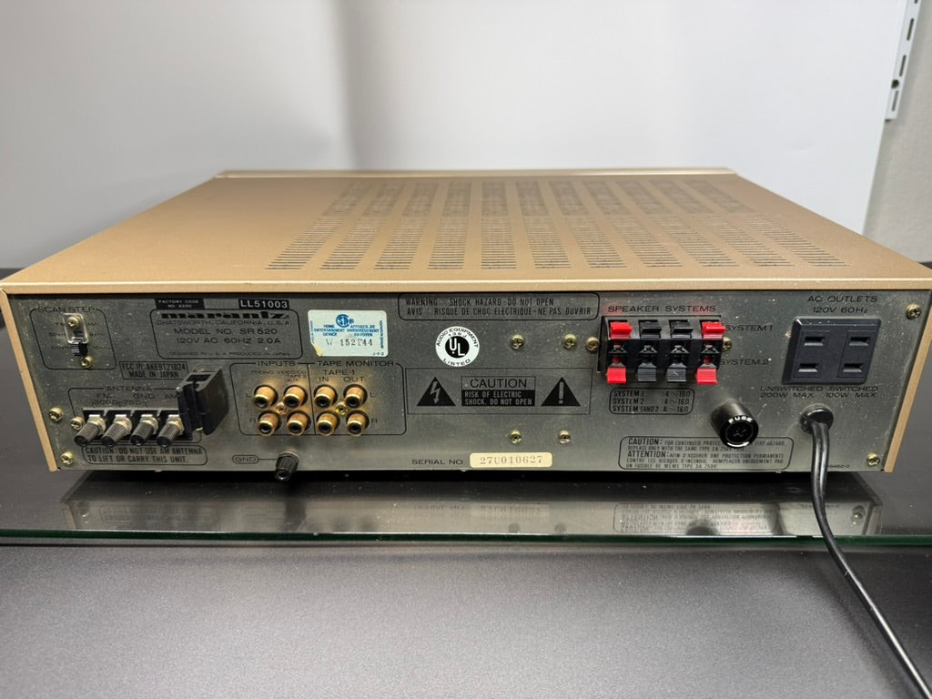Marantz SR-520 Receiver – Fully Tested, Clean Sound – Vintage