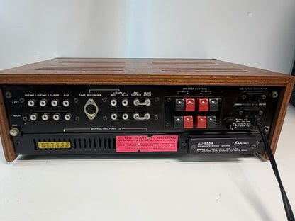 Sansui AU-555A Stereo Integrated Amplifier Serviced Working Vintage