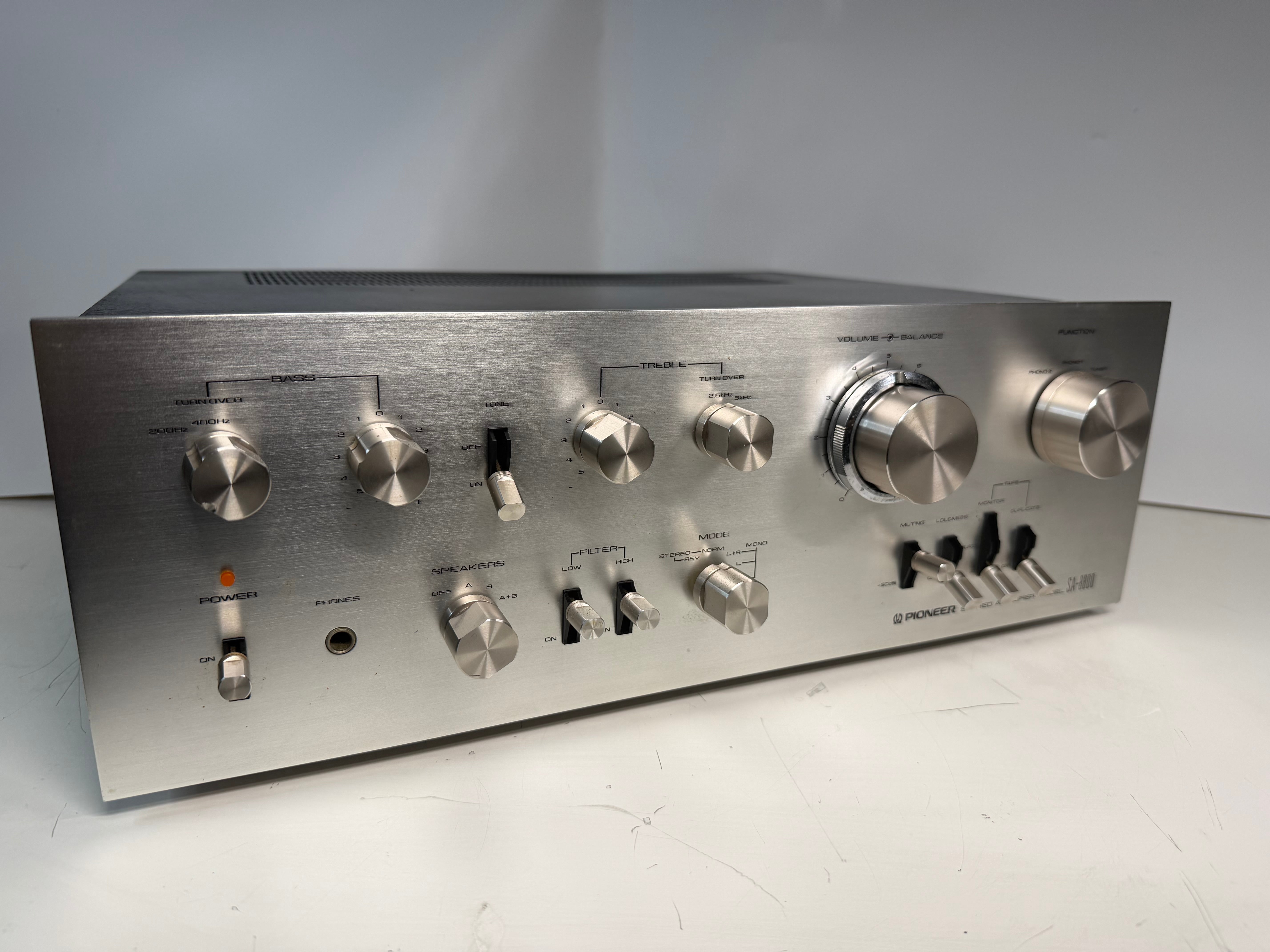 Pioneer SA-8800 Integrated Amplifier 100V DeoxIT Serviced Tested