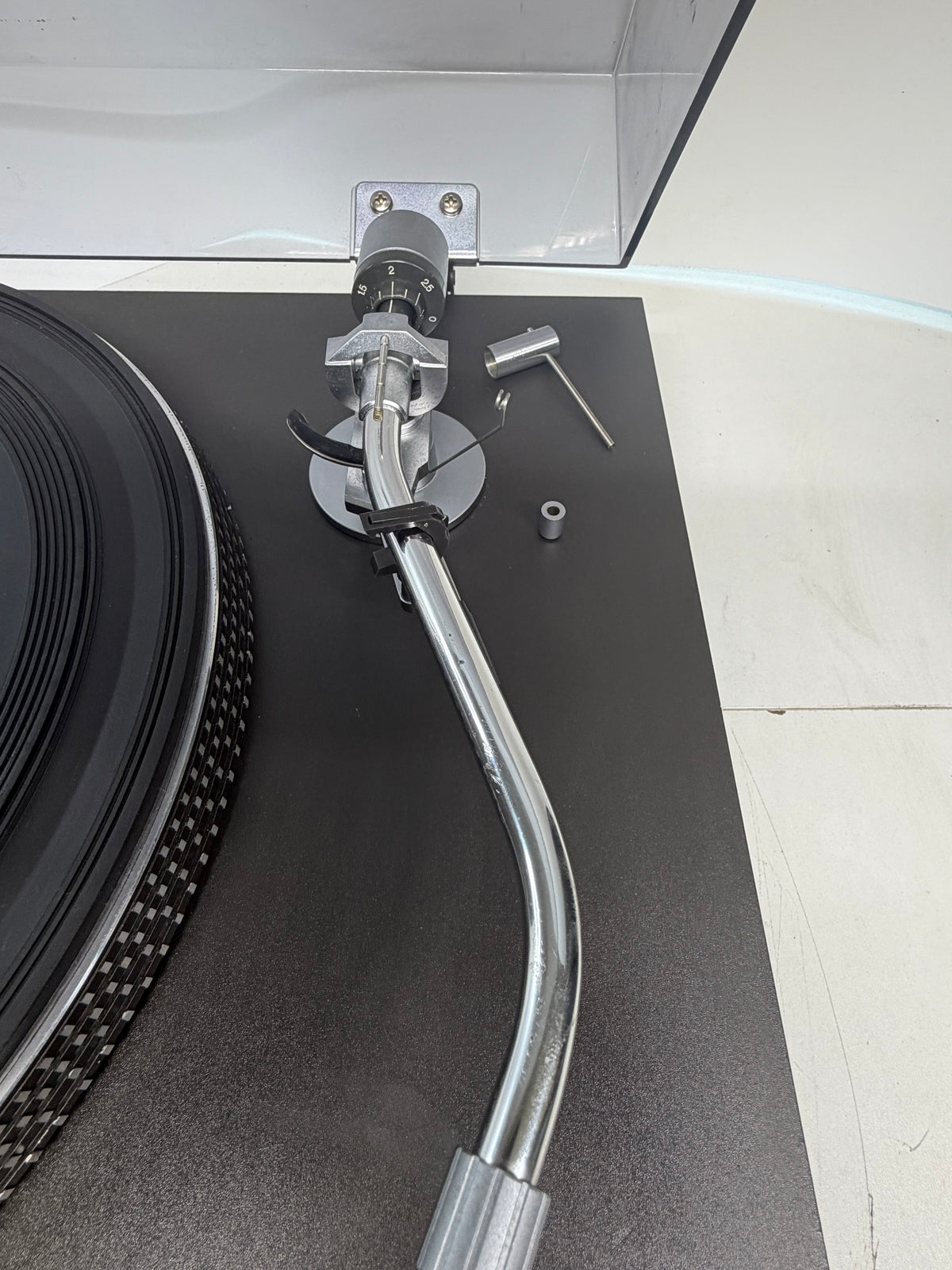 Sansui SR-525 Direct Drive Turntable w/ Sansui SV-27A Cart new OEM stylus Tested Working