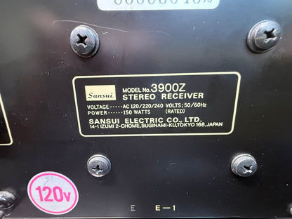 Sansui 3900z [1980 - 1981]