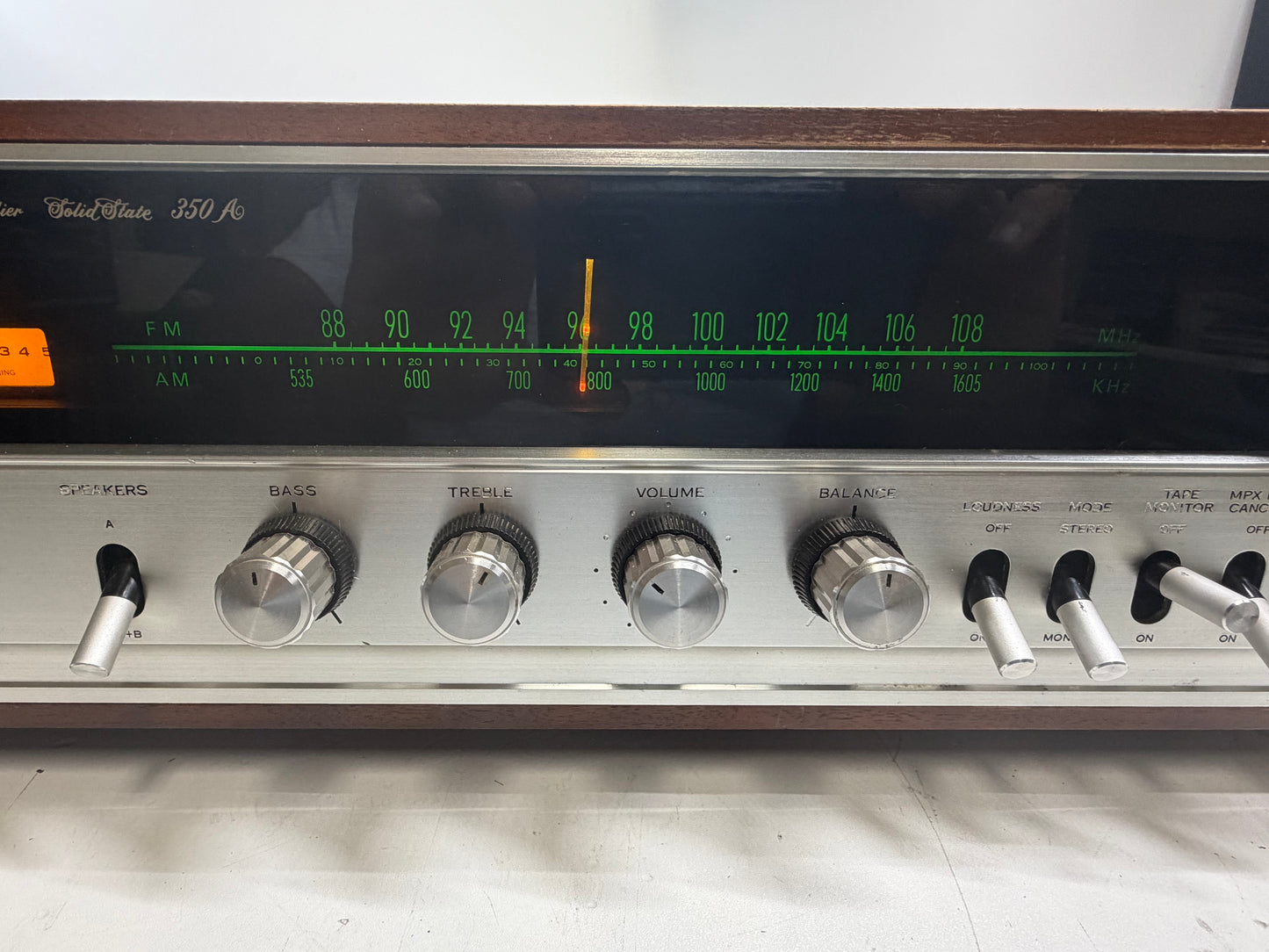 Vintage Sansui 350A Stereo Receiver DeoxIT Serviced Tested Working