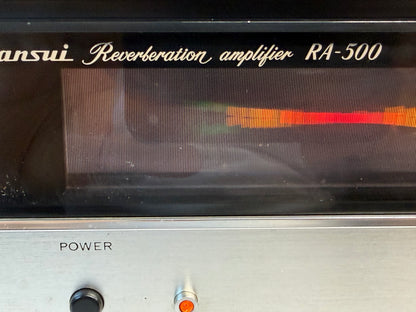 Sansui RA-500 Reverberation Amplifier DeoxIT Serviced Tested Read