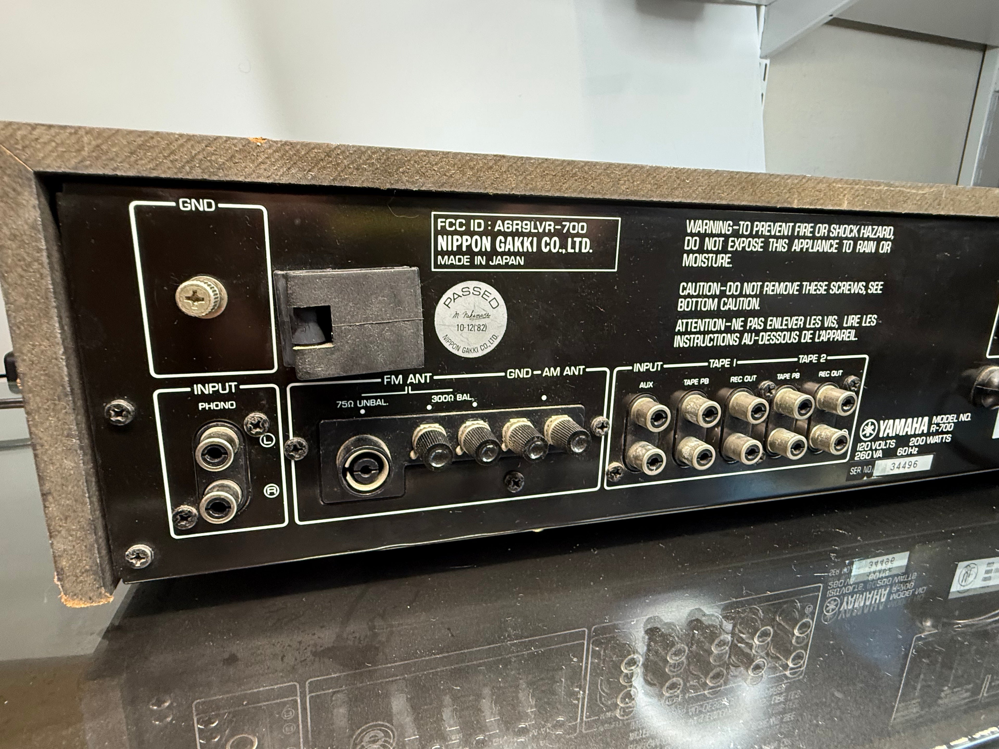 Yamaha R-700 vintage stereo receiver – photo 14 of 20