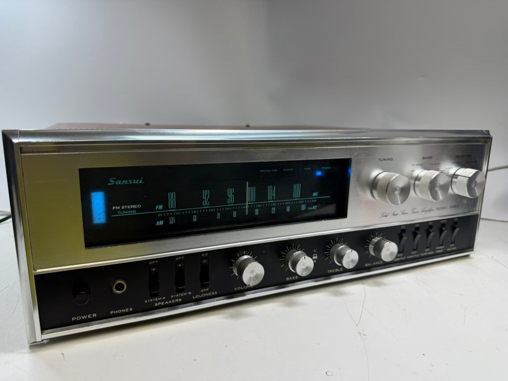 Sansui 3000A Stereo Receiver Serviced DeoxIT Tested Working Vintage