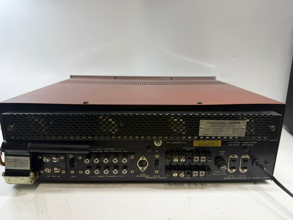 Sansui 3000A Stereo Receiver Serviced DeoxIT Tested Working Vintage