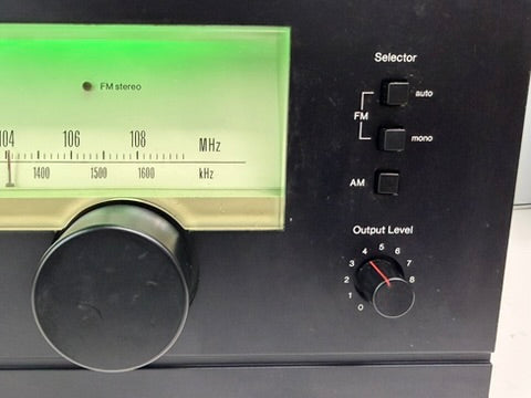 Sansui TU-517 AM/FM Tuner – Serviced (DeoxIT), Custom Green Lights, Fully Tested