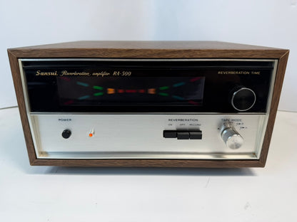 Sansui RA-500 Reverberation Amplifier Tested Working Vintage Japan