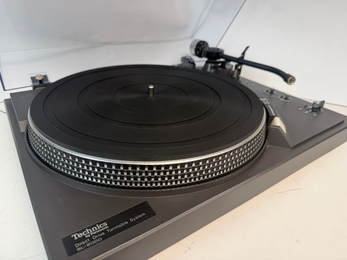 Technics SL-2000 Direct Drive Turntable Tested Working Great Condition