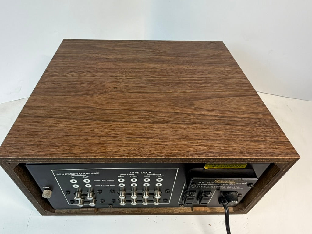 Sansui RA-500 Reverberation Amplifier Tested Working Vintage Japan