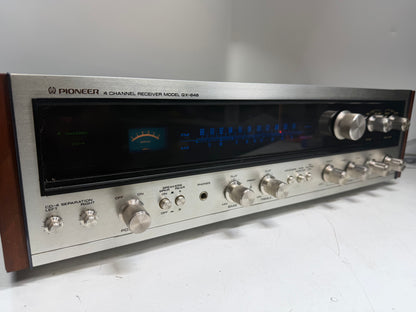 Pioneer QX-646 Quad Receiver Serviced DeoxIT New Lamps Tested Working