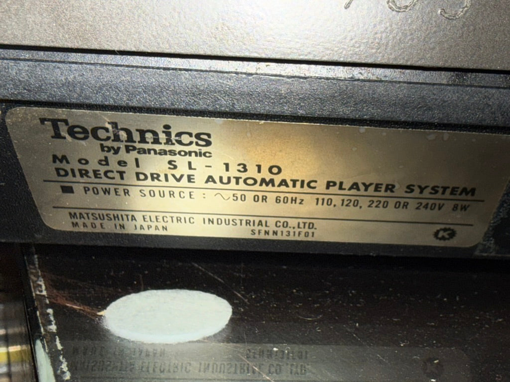 Technics SL-1310 - Sold as is [1975 - 1977]