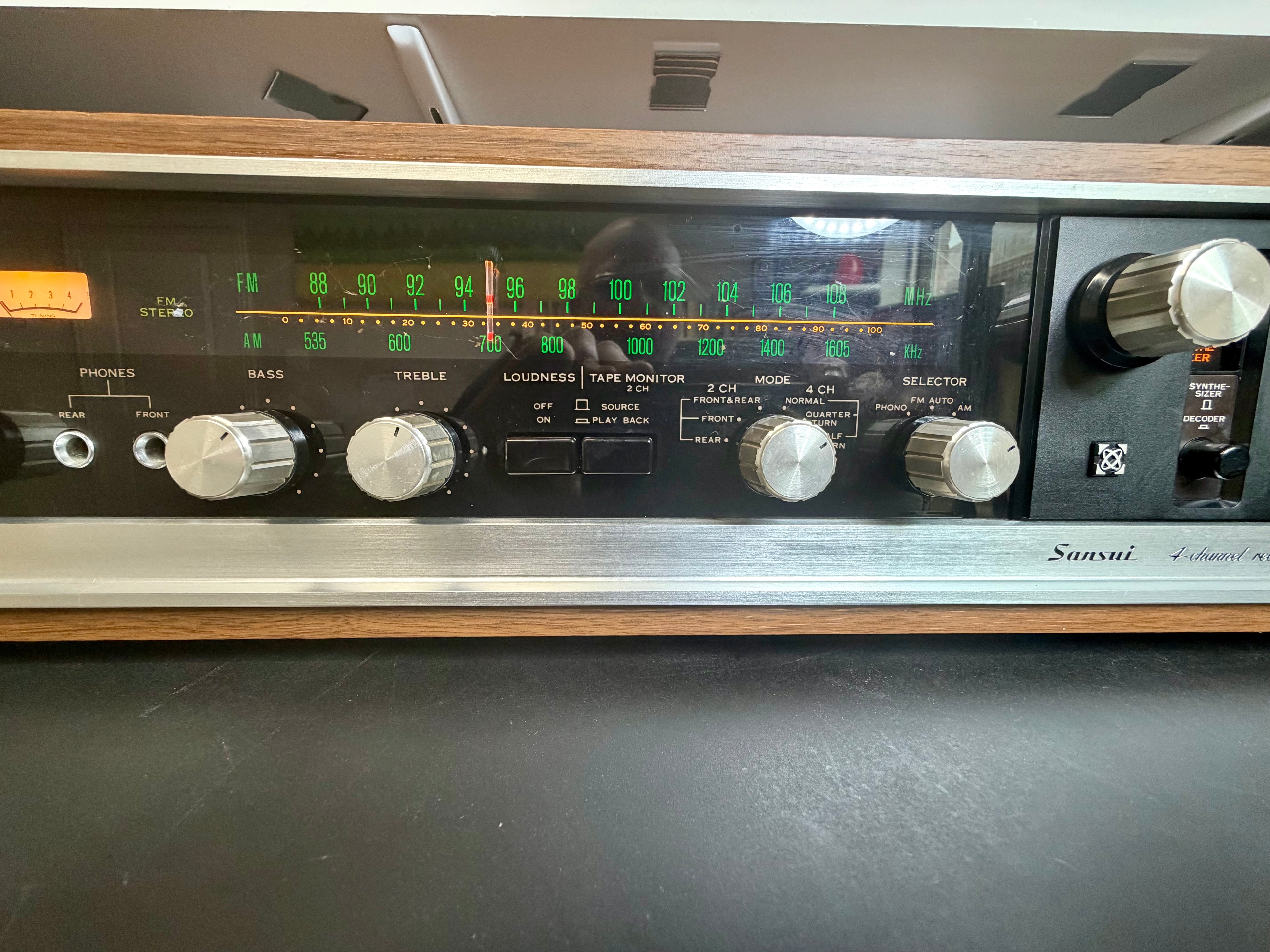 Sansui QR-1500 Quadraphonic Receiver — Tested & Working