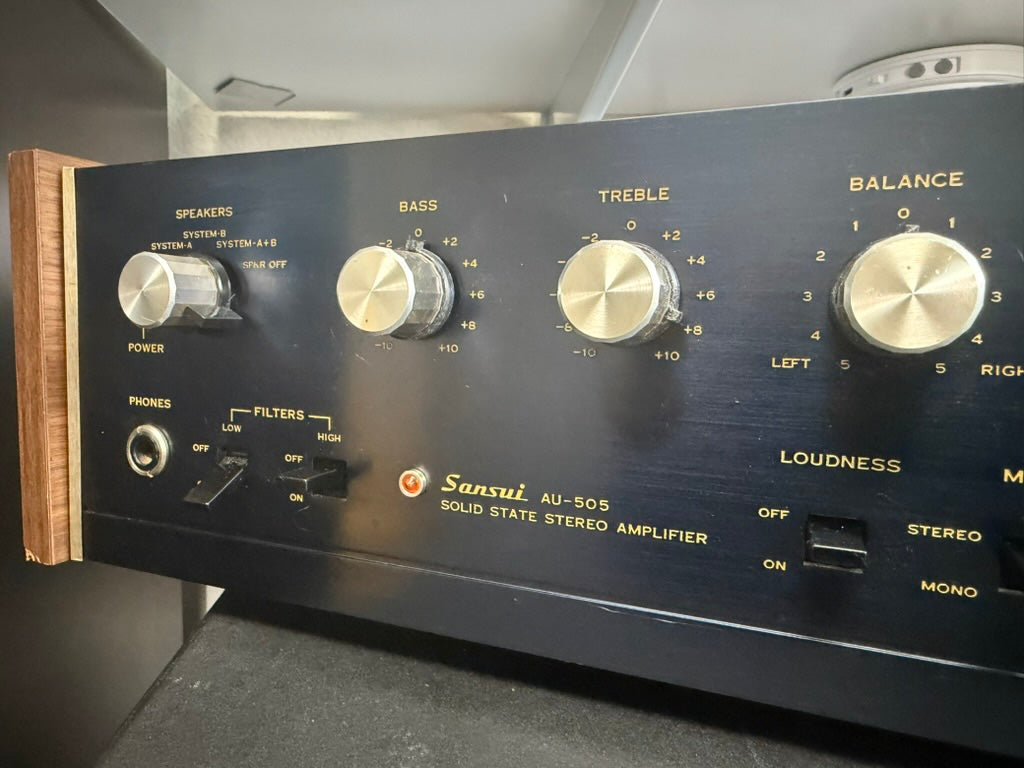 Sansui AU-505 Integrated Amplifier Serviced DeoxIT Tested Vintage