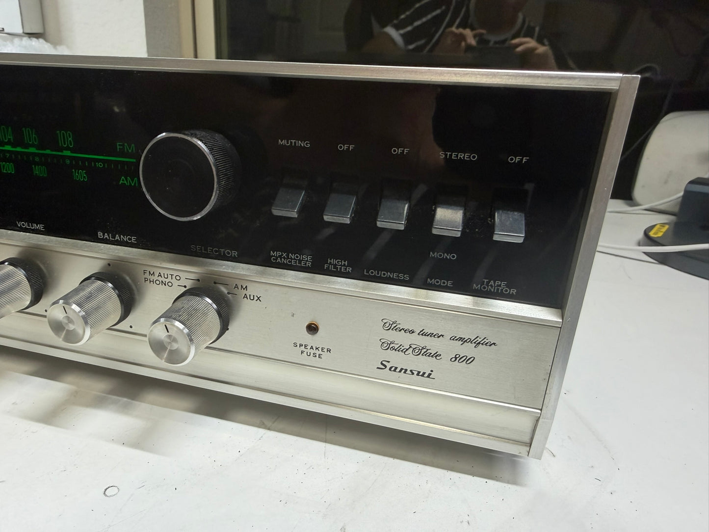Sansui 800 Stereo Receiver – Serviced (DeoxIT), Fully Tested, Warm Vintage Sound, Clean