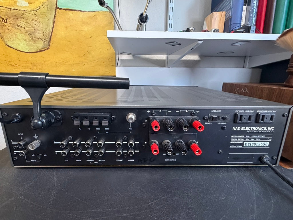 NAD 7130 High Current Stereo Receiver AM/FM Tuner Amplifier – Tested