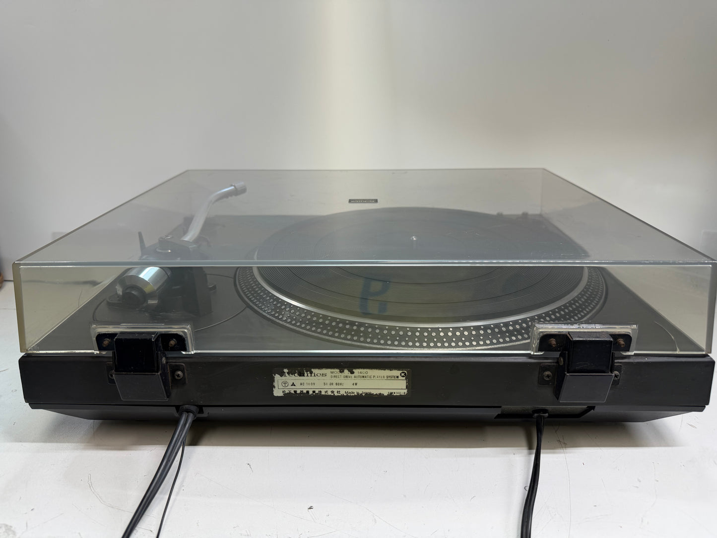 Technics SL-1400 Direct Drive Turntable DeoxIT Serviced Tested Working