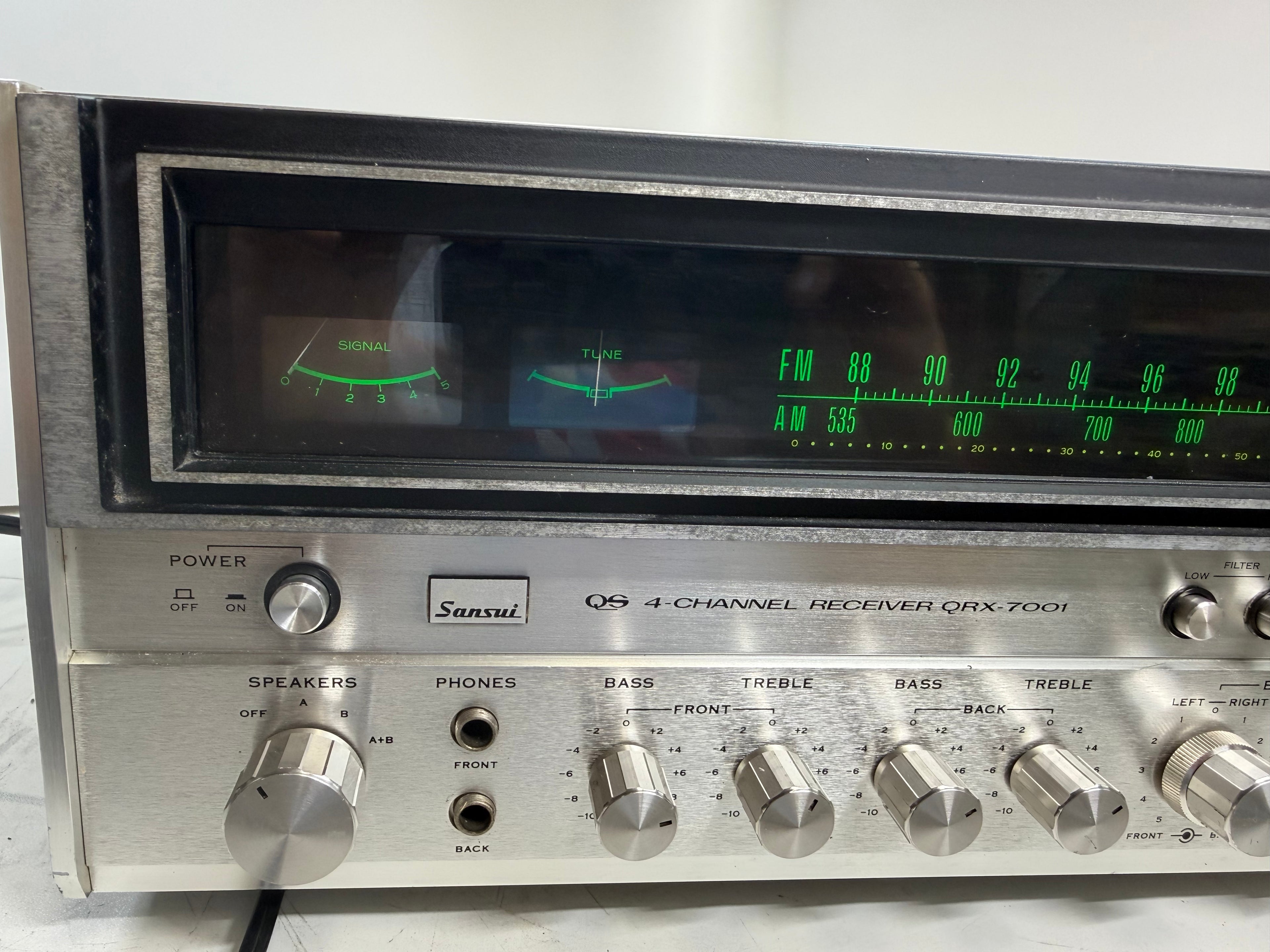 Sansui QRX-7001 Quad Receiver Parts Repair 2CH & 4CH Direct Work Read