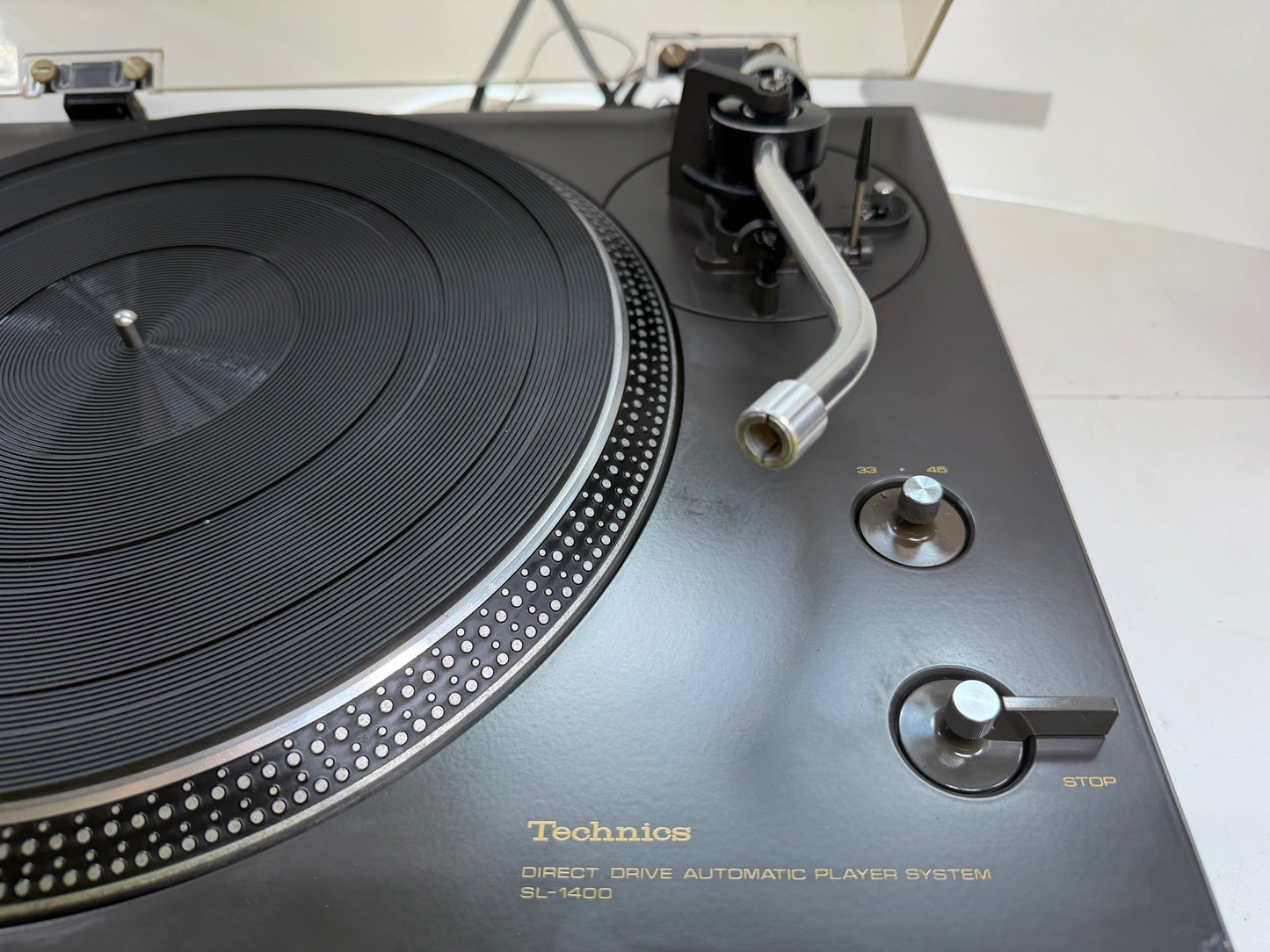 Technics SL-1400 Direct Drive Turntable DeoxIT Serviced Tested Working