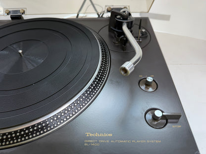 Technics SL-1400 Direct Drive Turntable DeoxIT Serviced Tested Working