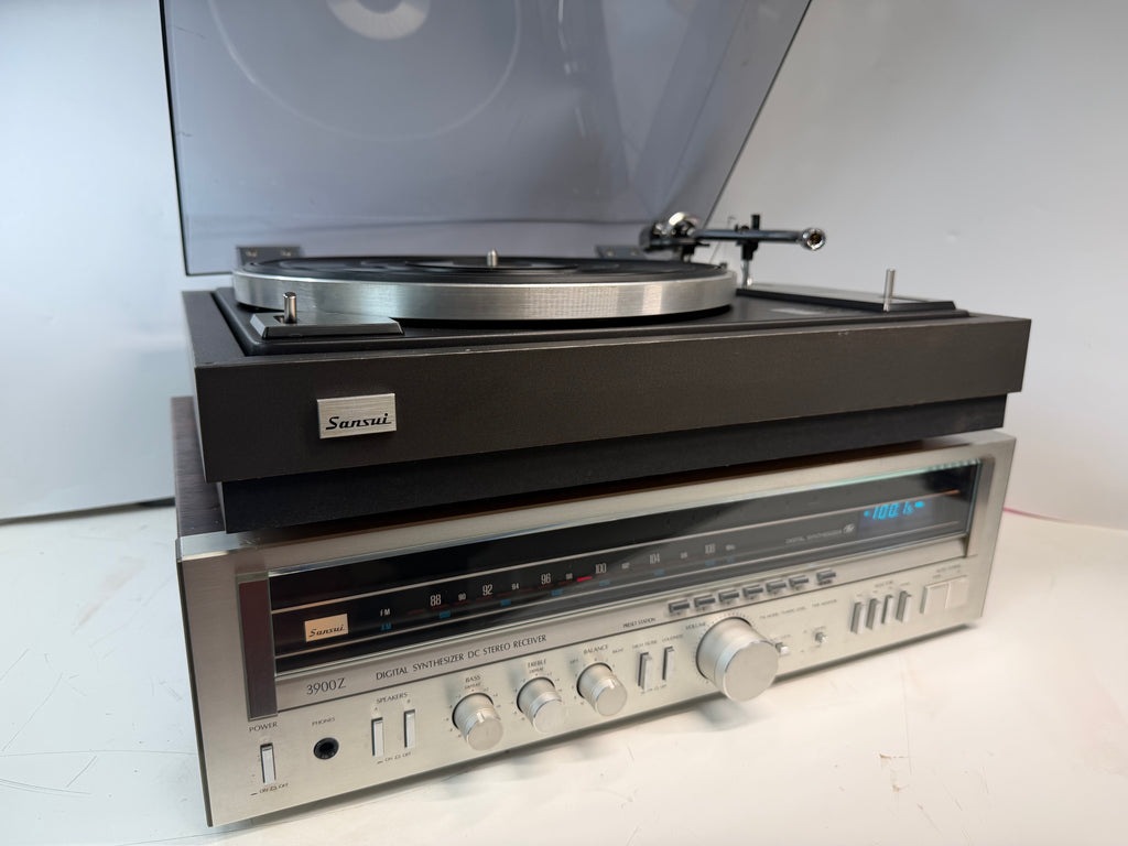 Sansui 3900Z Receiver FR-1080 Turntable Ortofon Cartridge Vintage System