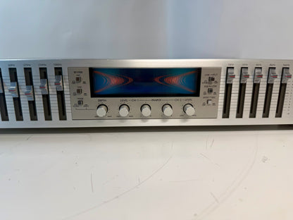 Sansui 1010 + RG-7 Equalizer Reverb Custom Blue LED Vintage HiFi Bundle