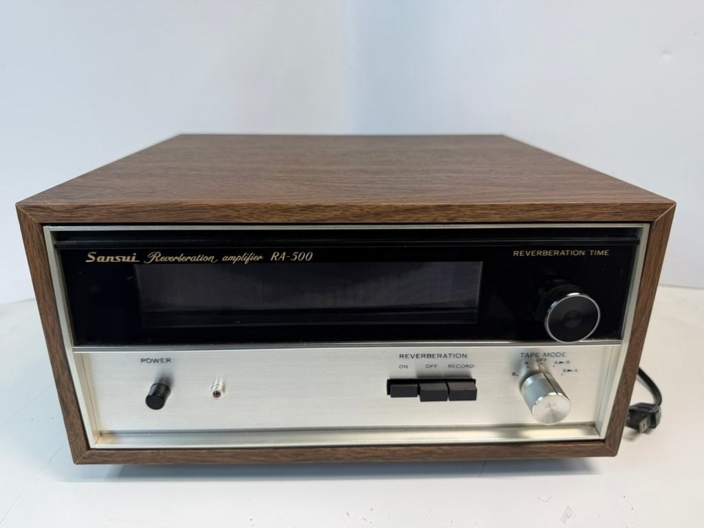 Sansui RA-500 Reverberation Amplifier Tested Working Vintage Japan
