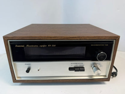 Sansui RA-500 Reverberation Amplifier Tested Working Vintage Japan
