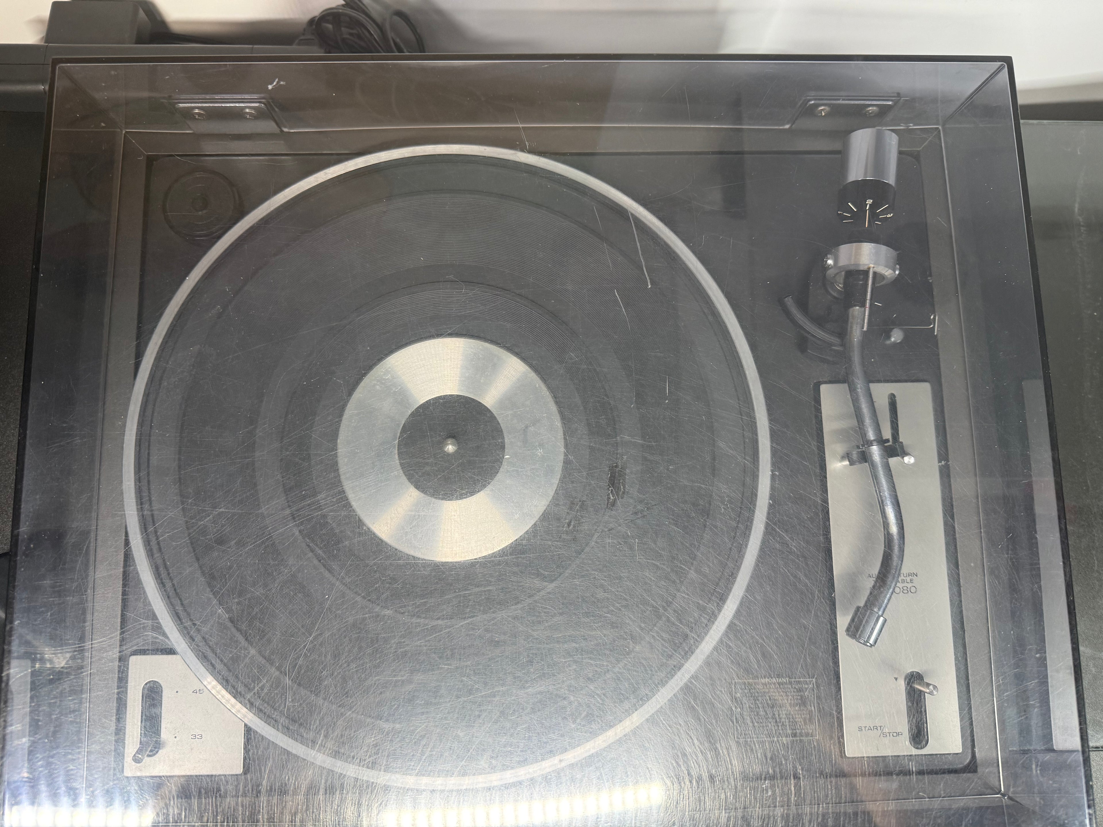 Sansui FR-1080 Belt Drive Turntable – Tested, Clean, Smooth Playback