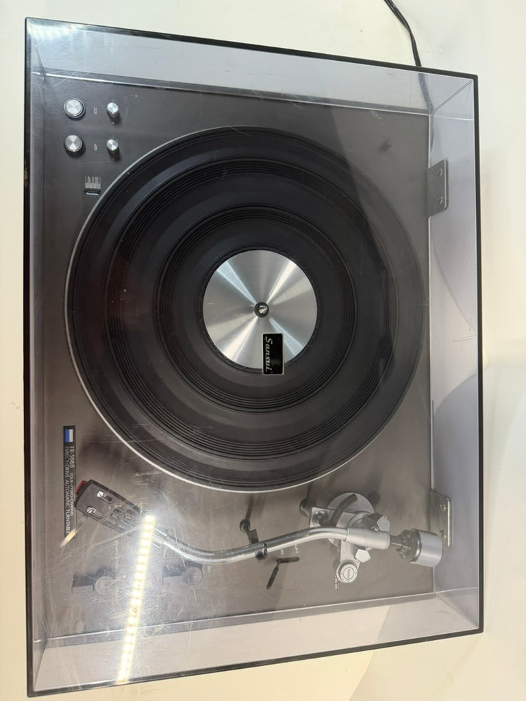 Sansui FR-5080 Fully Automatic Direct Drive Turntable Tested Working